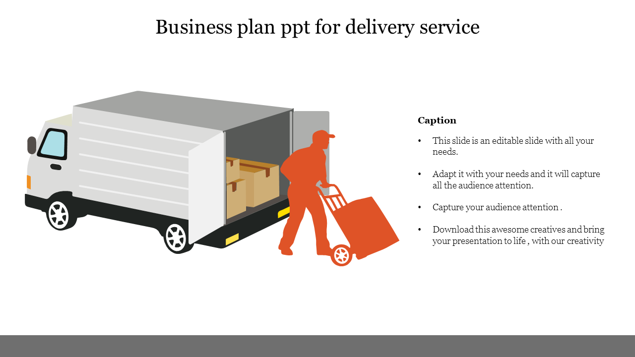 business plan ppt for delivery service